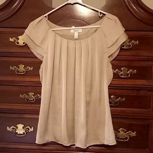 Dressbarn size medium tan blouse